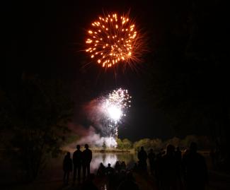 Saint philbert lac feux d'artifices