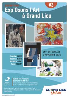 Affiche exposition artistes amateurs 2025