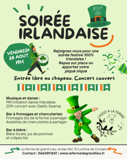 soirée irlandaise