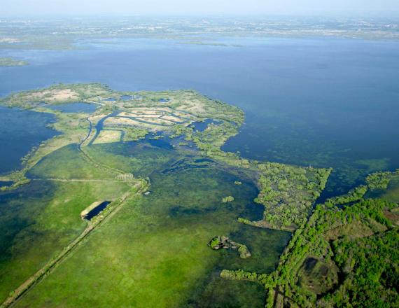 lac de grand lieu vu du ciel 2