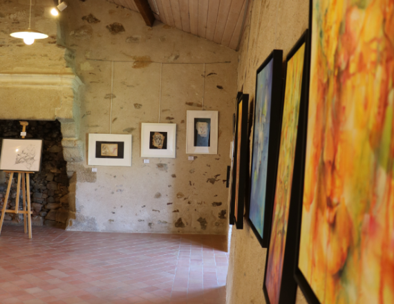 Exposition de blandine dugast à l'abbatiale