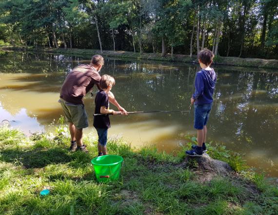 Animation pêche la chevrolière idée de sortie loisirs animation enfants proche nantes loire atlantique