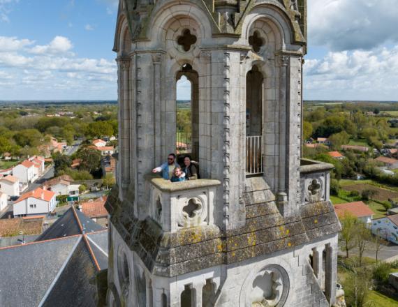 Saint Lumine de Coutais, vue drone