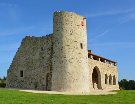 Château de la touche vue de côté